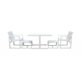 Pluto Outdoor 5pc Balcony Set White